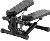 Stepper de Fitness para Entrenamiento en Casa | Stepper de Bajo Impacto con Bandas de Resistencia o Manillar | Ejercicio de Cuerpo Completo en Casa o Gym | Entrenamiento Cardio y Tonificación Muscular