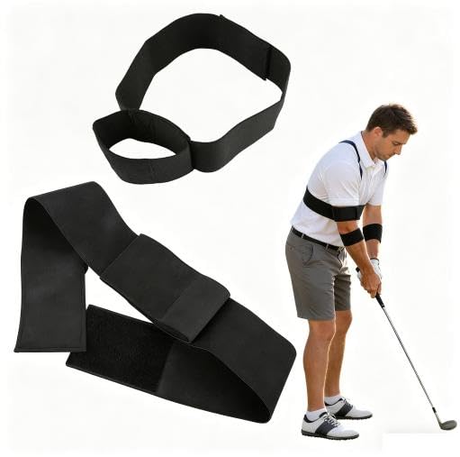 TRS Slider Golf Training aid, Golf Swing Training aid for Swing Correcting Improve Swing Stability, Golf Swing trainer Unisex for various skill levels On-course Skill enhancement