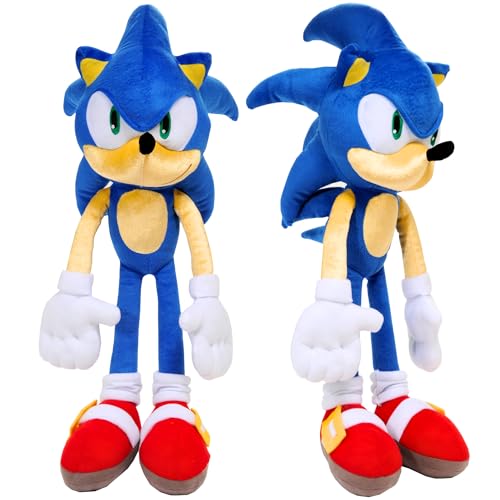 Image of Sonic The Hedgehog Anime Kids Bedding Super Soft Plush Cuddle Pillow Buddy, 22 inch Tall, (Officially Licensed Product) by Franco