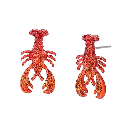 Betsey Johnson Women's Mermaid Jewels Lobster Stud Earrings