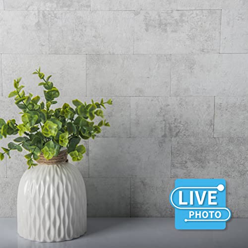 Image of Art3d 102-Pack Peel and Stick Backsplash, Natural Stone White