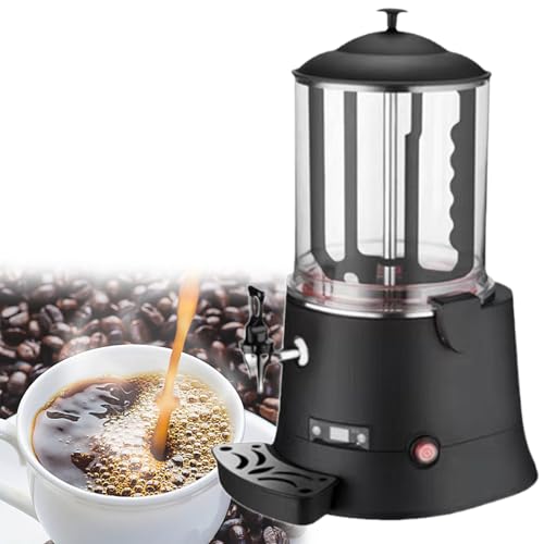 GESAIDES Máquina para Hacer Chocolate Caliente Comercial, Dispensador de Chocolate Caliente, Máquina Calentadora, Calentador de Bebidas Calientes, para Calentar Chocolate, Café, Leche y Té