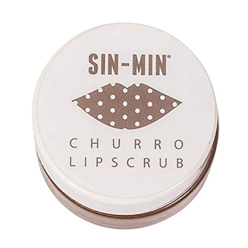 SIN-MIN Churro Lip Scrub - A vegan cinnamon and sugar scrub formulated to exfoliate, moisturize, and is a natural lip plumper! Crafted in CA with all-natural ingredients: agave, squalane, vitamin E