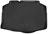 Walser XTR Kofferraumwanne kompatibel mit Seat Ibiza V Schrägheck (KJ1) 01/2017-Heute, Standardladeboden, Kofferraummatte, Kofferraum-Schutzmatte