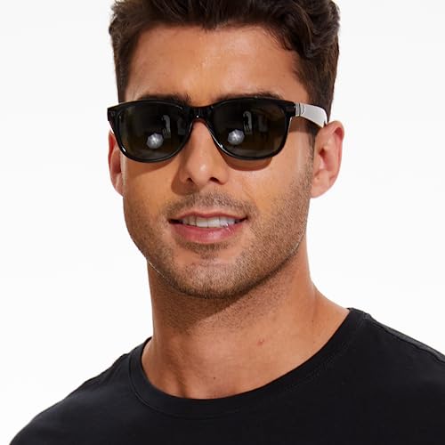 Image of B.N.U.S Scratch-Resistant Polarized Sunglasses with Corning Glass Lenses for Superior Clarity and UV Protection