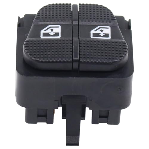 Fensterheber Schalter elektrischer Fensterheberschalter Fensterschalter mit Rahmen Fenstersteuerungsschalter Doppelschalter Druckknopf schwarz vorne für Golf 3 Cabrio für Passat B3 B4 Fensterheber Schalter elektrischer Fensterheberschalter Fensterschalter mit Rahmen Fenstersteuerungsschalter Doppelschalter Druckknopf schwarz vorne für Golf 3 Cabrio für Passat B3 B4