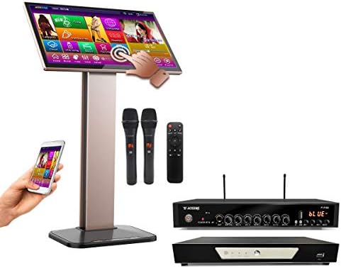 TSRV81M-6TB HDD 86K Chinese(Mandarin DVD +Cantonese DVD)+English DVD +Vienamese DVD Songs 22" Touch Screen Karaoke Player,Songs Machine,ECHO Mixing,Free Microphone and Remote Controller