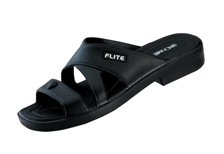 flite Men’s Rubber Slippers | Water-Resistant Lightweight Bathroom Flip Flops | Anti-Skid Soft Sole Shower & Home Chappal for Men-picture-19