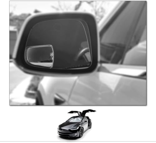 Blind Spot Mirrors- Compatible with Tesla Model X Extended View
