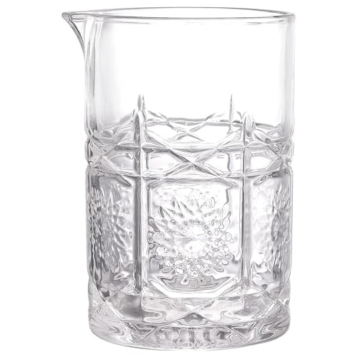Verre à Mélange Cocktail 70cl avec Petit Bec Verseur Mélangeur à Cocktails Mixing Glass Professionnel Equipement Bar Restaurant Accessoire du Bartender Matériel CHR (Léon)