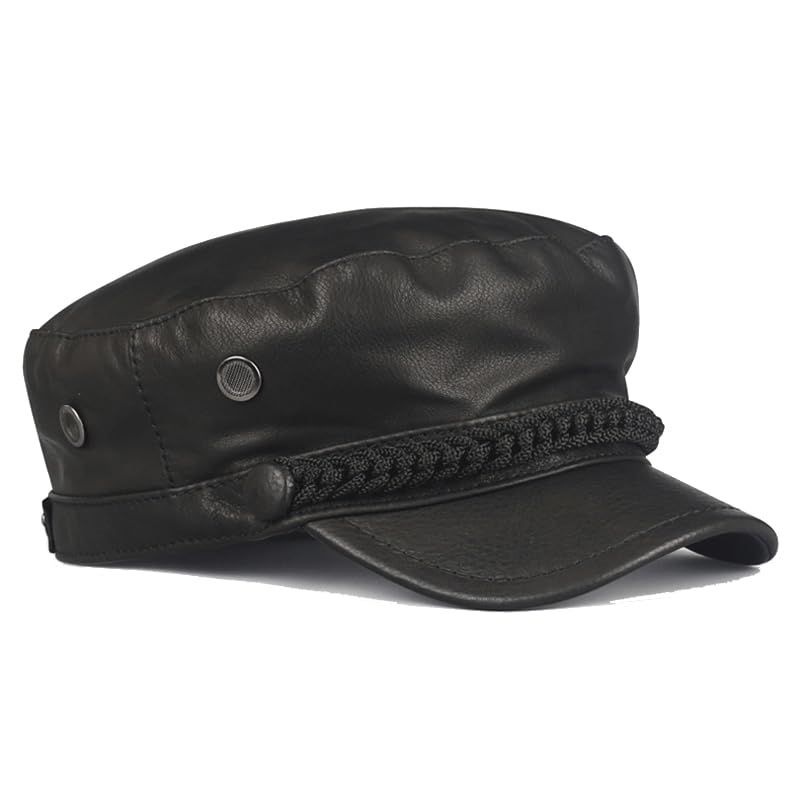 Casquette en cuir de cerf style rétro pour affirmer votre personnalité avec authenticité au printemps