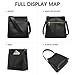 Kattee Leather Handbags for Women, Soft Shoulder Tote Bucket Bags Crossbody Purses with 2 Straps Black