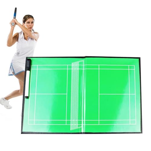 Planche de coaching pliable effaçable à sec pour tennis club