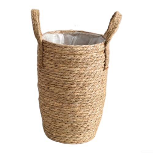 Maceta rústica de fibra vegetal para decoración de oficina y salón 2