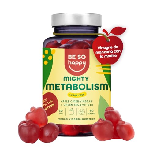 Apple Cider Gummies | Sans Sucre | 60 Gummies pour 30 Jours | Vinaigre de Cidre Pomme | Keto Gummies | Apple Cider Vinegar | BeSoHappy® Apple Cider Gummies | Sans Sucre | 60 Gummies pour 30 Jours | Vinaigre de Cidre Pomme | Keto Gummies | Apple Cider Vinegar | BeSoHappy®