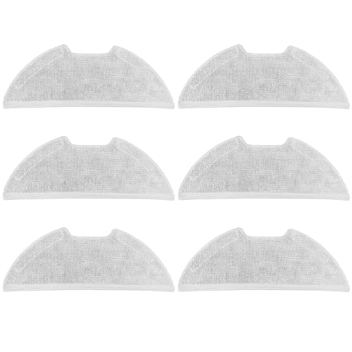 Image of 6 Pc Replacement Mop Pads Compatible with Eureka E20 Plus /E10s Vacuum Cleaner, Washable and Reusable Microfiber Mop Pads