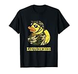 Kampfschwimmer Badeente Kinder Nachwuchs Ente als Soldat T-Shirt