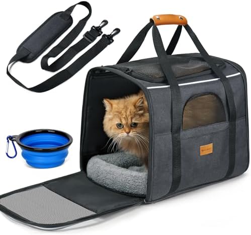 Morpilot Katzentransportbox Transportbox 43.5x31x34cm Dunkelgrau Einfarbig
