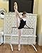 Ballet Barre Portable for Home or Studio, Freestanding Adjustable Bar for Stretch, Balance, Pilates, Dance or Active Workouts, Single or Double Bar, Kids and Adults