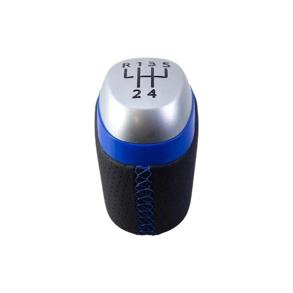 POANBCGY Shift Ball Joint Car Gear Shift Knob for Renault Megane IV MK4 BFB for Renault Kadjar Talisman 2015-2022 Shifter Lever Stick Handball(Blue 5 Speed)