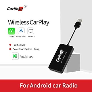 Carlinkit Wireless Carplay Dongle USB Adapter with Mic for Android Head Unit