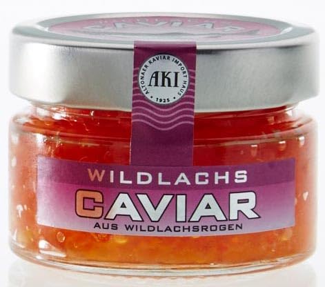 Wildlachskaviar von AKI - 50g Glas