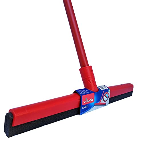 Vileda Classic Floor Wiper 52cm| Wide Floor Squeegee for High Water Wipe-Up| Faster Drying + Large Area Cleaning Single Unit | Ideal for water pick-up| fast drying after mopping & wet-room cleaning