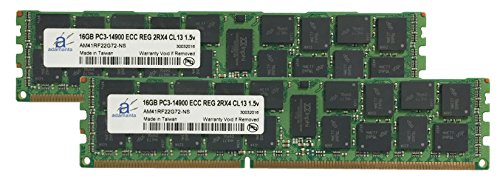 Adamanta 32 GB ( 2 x 16gb )T[o[AbvO[hfor HP ProLiant dl380p g8 with Intel Xeon e5 ? 2600 V2V[YCPU ddr3 1866 MHz pc3 ? 14900