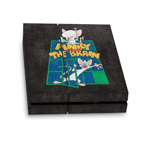 Autocollant PS4 Animaniacs Pinky et le Brain - Skin Vinyle pour Console PlayStation 4