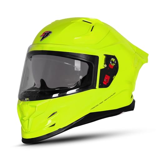 Image of Steelbird SBH-61 SXE Pinlock ISI and Dot Certified Full Face Helmet for Men and Women with Inner Silver Sunshield