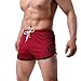 PPangUDing Sportshorts Trainingshose Herren Sommer Schnell Trocknend Volltonfarbe mit Tunnelzug Bequemer Atmungsaktiv Bermuda Kurze Hose Fitness Training Shorts Jogginghose Jogginghose Laufshorts