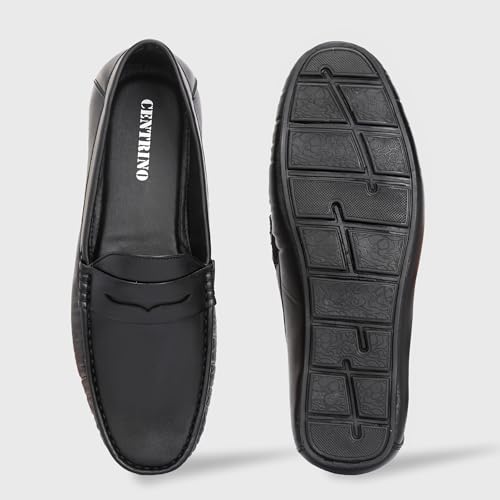 Image of Centrino Mens Slip-on Shoes | Slip On Cushioned Insole Formal Shoe |Premium Craftsmanship & Durable Build |Classic, Timeless Durable Formal Shoes with a Smart and Sleek Upper, Crafted Material (6815)