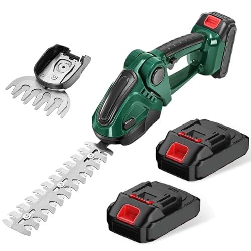 Akku-Heckenschere für Makita Batterien,2-in-1 Akku-Grasschere Elektrischer Heckenschere mit 2x2000mAh Batterien & Ladegerät,Rasenkantenschneider Elektrisch Rasentrimmer für Garten Rasen Akku-Heckenschere für Makita Batterien,2-in-1 Akku-Grasschere Elektrischer Heckenschere mit 2x2000mAh Batterien & Ladegerät,Rasenkantenschneider Elektrisch Rasentrimmer für Garten Rasen