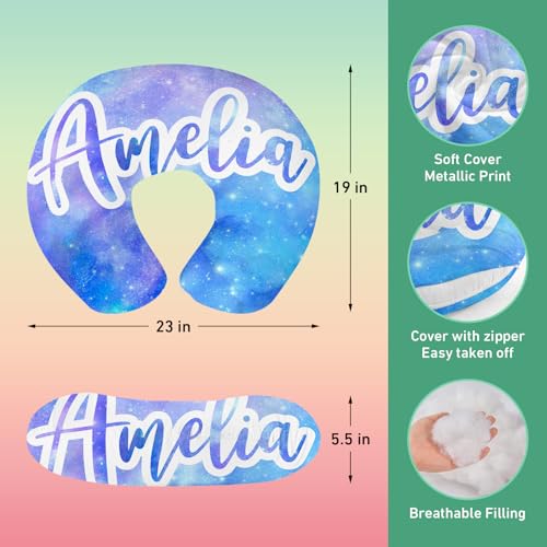 Image of Personalised Car Seat Cover for Babies - Multi-use Carseat Canopy Cover with Name, Light Purple Car Seat Covers, Christmas Birthday Gifts for Infant Boys and Girls