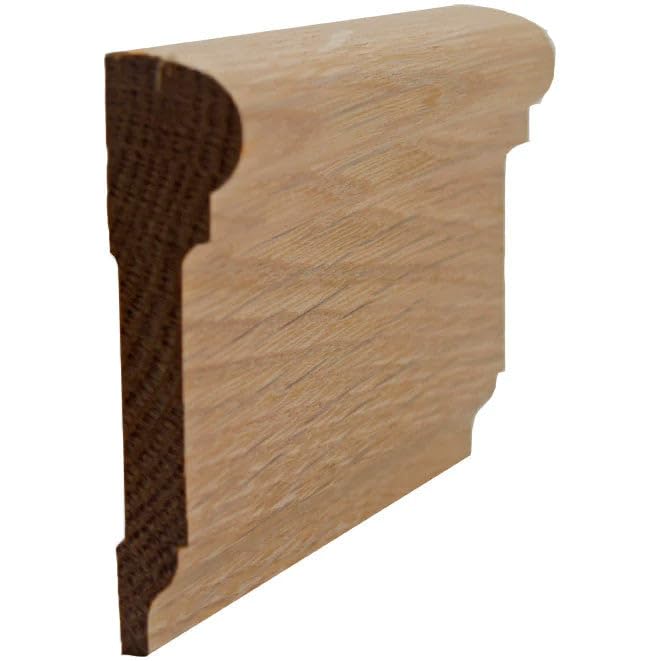 EWCH17 Chair Rail Trim Moulding, 13/16 x 3-1/4, Red Oak, 94