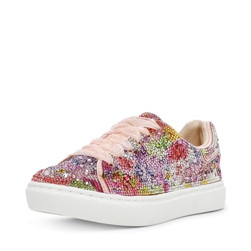 Betsey Johnson Kids Girls Sidny Sneaker, Bright Floral, 3