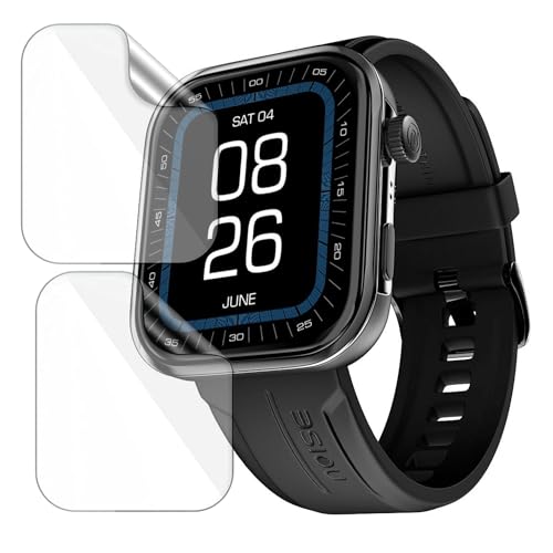 Image of 2 Pack| Smartwatch Screen Protector for Noise ColorFit Pro 5 Max |1.96 inch| | Flexible TPU Film, 9H Scratch Resistant, Bubble Free Installation - Not Tempered Glass