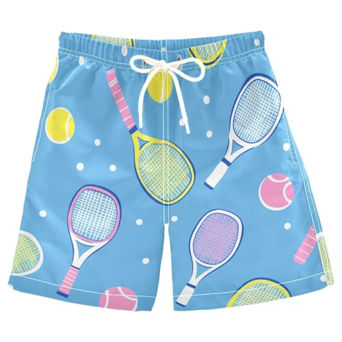 Boys Beach Board Shorts Tennis Blue Sport Swim Trunk Teen Swimwear 8-16Y