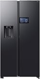Samsung Frigorifero Side by Side AI Home RS90F64EDF/EF con Dispenser Acqua/Ghiaccio, Wifi con AI Energy Mode, AI Home Display, SpaceMax, 614 L, LxAxP: 91,2 x 178,4 x 72,6 cm, Antracite - 1