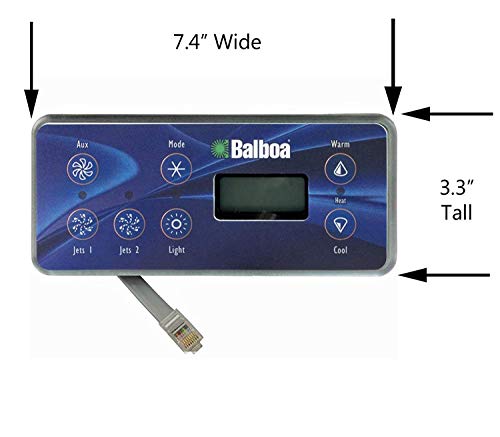 Balboa Water Group 53189-01 Topside Control Panel with 7-Button
