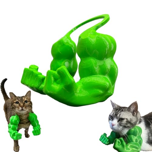 Creative Cat Muscle Arms, 3D Printed Cat Muscle Arm, Halloween
