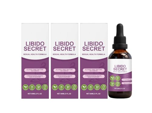 Secreto de la libido | Apoya la resistencia, la vitalidad, el equilibrio hormonal y las experiencias sexuales | Fórmula sexual suave no irritante para la vida diaria,3pcs
