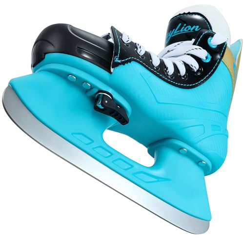 Adjustable Youth Hockey Skates for Boys & Girls,Lightweight Ice Skates with Sizing 10C-3Y,Protective & Thermal Boot for Ice Hockey & Skating (10C-12.5C)
