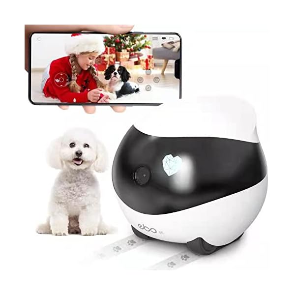 Enabot-Home-Security-Pet-Camera-Move-Freely-Self-Charging-Robotic-Camera-with-Video-Night-Vision-Motion-Detection-Wireless-Companion-Robot-for-Pets-Elderly-Baby-APP-Remote-Control Wireless Companion Robot for Pets