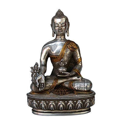 Statue de Bouddha ornement antique en cuivre pour l harmonie Feng Shui de la maison de ville