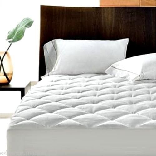 EGYPTO Mattress Protector - 100% Waterproof, Hypoallergenic - Premium Fitted Microfibre Quilted Cover- 10 Year Warranty (Super King)
