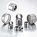 METALLIXITY HK0608 Needle Roller Bearings 6mm ID x 10mm OD x 8mm Height 10 Packs, Chromium Steel Open End Thrust Bearing - for Industrial Machinery and Equipment