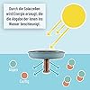 Solar-Pool-Ionisator Schwimmend - Kupfer Wasserreiniger Bis 1000 Liter