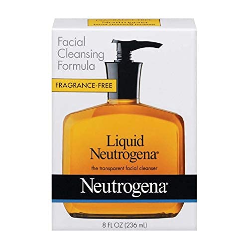 Neutrogena Liquid Facial Cleansing Formula, 8-Ounce Pump Fragrance Free (Pack of 4) by Salamander99