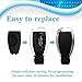 PACLVIO Car Key Rear Cover Replacement, Key Fob Cover, Car Accessories Key Shell Case Compatible with Mercedes Benz B-Class C-Class E-Class W204 3 Buttons Car Key Fob Case